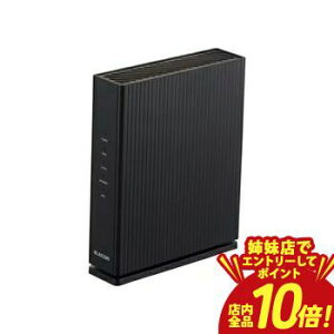 �y�o���X�ŃG���g���[��P10�{�I�N�[�|���L�I�X�[�p�[SALE�z�G���R�� WiFi ���[�^�[ WRC-X1800GS2-B | elecom Wi-Fi 6 IPv6�Ή� Win mac iPad�Ή� �u���b�N