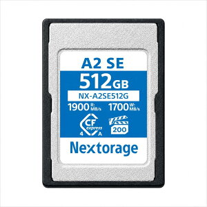 �y�ŋ��z���Ή��z Nextorage ���{���[�J�[ CFexpress 4.0 Type A 512GB�������[�J�[�h VPG200 �ő�ǂݏo�����x1900MB/s �ő发�����ݑ��x1700MB/s NX-A2SE512G CF express 4.0 typea �l�N�X�g���[�W