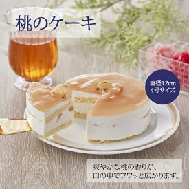 もものケーキ 冷凍庫で1か月保存可能 移動販売 監修 アンジュブラン 冷凍ケーキ アイス ケーキ 冷凍スイーツ 洋菓子 スイーツギフト 家庭用 ギフト