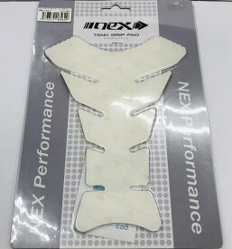 【在庫処分】NEX Perfomance YC-625-TP タンクパッド タイプA クリアホワイト バイク用品