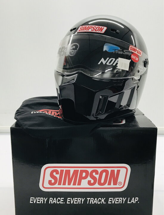 楽天市場】【在庫処分】SIMPSON シンプソン SUPER BANDIT 13 ブラック 