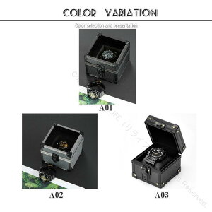 アルミ 時計ケース 1本用 腕時計ケース 収納ケース コレクション用 高級ウォッチボックス インテリア保管 観賞用ケース おしゃれで丈夫な腕時計収納ボックス