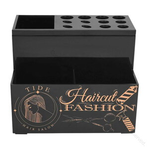 サロン用シザーオーガナイザー 理髪はさみラック スタイリングツール用ホルダー 多機能収納可能 美容師向け整理整頓ツール 携帯便利で耐久性抜群