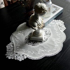 欧風コースター ランチョンマット ドイリー レース 良い手触り 防汚断熱 吸水 おもてなし テーブルウエア 装飾 タンブラーやコップや花瓶敷き お食事用 インテリア 結婚式 バレンタイン パ