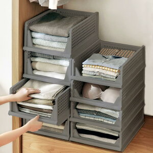 衣装ケース 押し入れ用 収納ケース 引き出しタイプ 押し入れ収納ケース 4個組 クローゼット整理棚 衣類収納 洋服収納 折り畳み式 積み重ね可能 下着収納 タオル収納 キッチン収納 Lサイズ