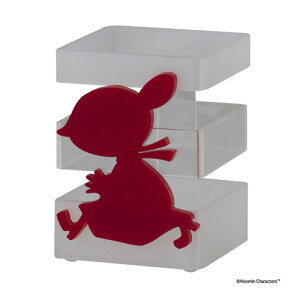 ムーミン(Moomin) シルエットポット アクリル リトルミイ KC-5010 サンファーム(Sun farm) ペン立て 小物入れ リモコンスタンド