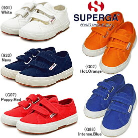 スペルガ スニーカー キッズ ベルクロタイプ SUPERGA 2750 JVEL CLASSIC [S0003E0] クラシック コットン キャンバス 靴 キッズ シューズ【16〜20cm】【OGOG-33rvvv】●【楽ギフ_包装】【2016gws】