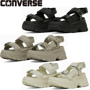 �R���o�[�X CONVERSE ���f�B�[�X �T���_�� �I�[���X�^�[ �g���b�N�E�G�[�u �T���_�� ���� ALL STAR TREKWAVE SANDAL �u���b�N �� �x�[�W�� �z���C�g �� �V���[�Y �C