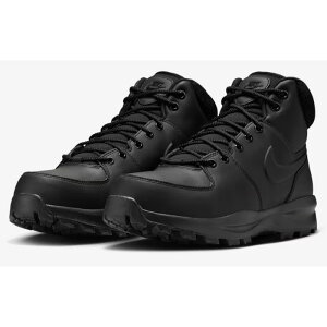 �i�C�L NIKE HF7095 001 �}�m�A ���U�[ MANOA LEATHER �u�[�c �����Y ���U�[�V���[�Y �� �X�j�[�J�[ �u���b�N �A�E�g�h�A �g���C�� �o�R �C ���������� �~�C �{�v �X�m�[�u�[�c �E�B���^�[�u�[�c