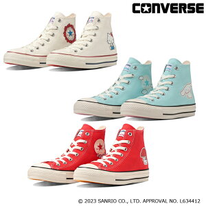 Ro[X fB[X CONVERSE ALL STAR R HELLO KITTY MY MELODY CINNAMOROLL HI n[LeB }CfB Vi[ nCJbg