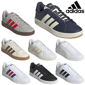 �A�f�B�_�X adidas �����Y ���f�B�[�X �X�j�[�J�[ �O�����h �R�[�g �x�[�X 3.0 �� �l�C�r�[ �O���[ �� �z���C�g �� �u���b�N �W���M���O �����j���O�V���[�Y GRANDCOURT BASE 3.0 �v���[���g �V���[�Y