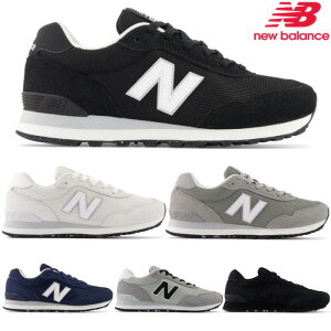 �j���[�o�����X New Balance 515 �����Y �X�j�[�J�[ ML515 �u���b�N �z���C�g �O���[ �l�C�r�[ �C �V���[�Y �J�W���A��