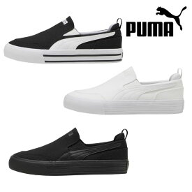 プーマ PUMA 400216 ユニセックス コート クラシック バルク スリッポン スニーカー COURT CLASSIC VULC SLIPON メンズ レディース 厚底 ローカット カジュアル 夏 春 レディースシューズ 靴