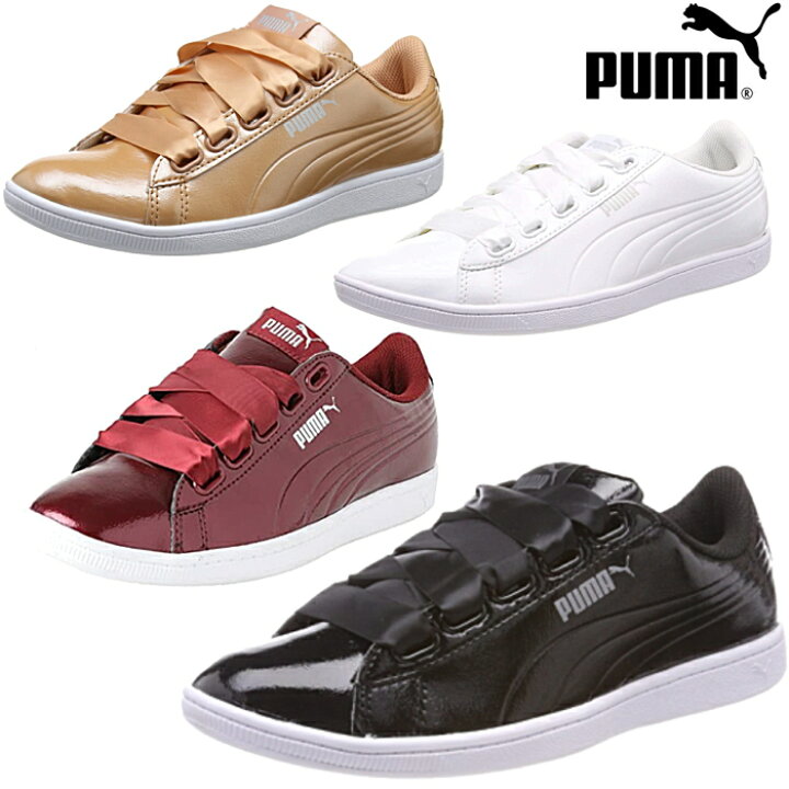 楽天市場 プーマ レディース スニーカー ビッキー リボン P Puma Vikky Ribbon P ウィメンズ パテント ローカット スニーカー 靴激安通販 Reload