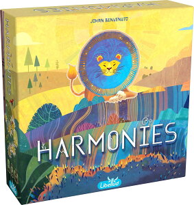 【訳あり】Asmodee Harmonies ボードゲーム - Oneiric風景、戦略的&詩的なゲームプレイ、楽しいファミリーゲーム、子供&大人、対象年齢10歳以上、1~4人用、30分プレイ時間(多言語版)