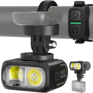 Magicshine HORI 1300S ���]�� ���C�g ���[�h�o�C�N�������C�g 1300���[���� �hῃn�C�^���[�r�[�� �Ɨ�2�����z�� FTR�A���E�A�v������ �㉺��t�i�݂艺���j�Ή� Garmin�^Wahoo�^Bryton�Ή��}�E���g�t
