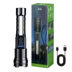 LED���C�g �����d�� ���� �R�p Type-C�[�d�� �L�����v �����^�����C�g �����P�x ���邢 �n���f�B���C�g 7���[�h ���ԐF�� 18650��e�� �d�r�� �f�B�W�^���d�C�� ������ �h�� �h�� ��d�΍� ��