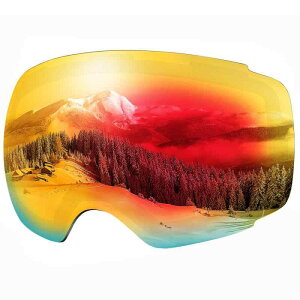 [OutdoorMaster] Ski Goggles PRO�p���������Y �X�L�[�S�[�O�� �����Y���E�� ���w���C�����Y ��p���ւ������Y UV���O���J�b�g OTG ���K�l�Ή� �܂�~�� 180°�L���� ���ʃ����Y �t���[�����X �X�m�[