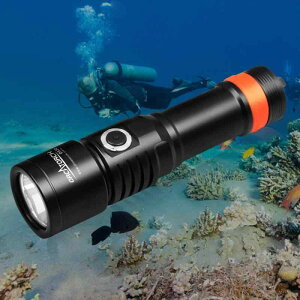 ORCATORCH �_�C�r���O���C�g �ő�630���[����Cree XM-L2(U4) LED���� �_�C�o�[���C�g ���@�\�����d�� LED �i�C�g�_�C�r���O �������C�g ����150���[�g���P�O�d�r��{/14500�[�d�r�g�p�� �h�ЃO�b�Y ��