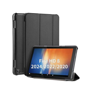 Fire HD 8 �Ή� �P�[�X (2024/2020/2022�N���� ��12/10����p) �^�u���b�g�P�[�X Fire HD 8/8 Plus �Ή� �J�o�[ 8�C���` �X�^���h�@�\�t�� �I�[�g�X���[�v�@�\ �S�ʕی�P�[�X �y�� ���^ �ϏՌ� �C�菝�h�~