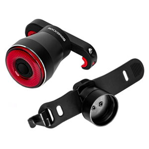 ROCKBROS(���b�N�u���X) �X�}�[�g�e�[�����C�g ���]�ԗp USB�[�d �����_���E�����@�\�t�� IP65�h�o�h���d�l 400mAh 3�_�����[�h ���A���C�g �ȈՑ��� ���{��������t�� �ő�P�x60lm ���]�� LED �V�[