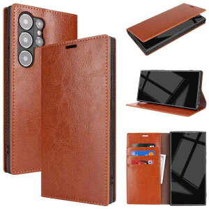 Crazy Horse Leather Case for Galaxy S24