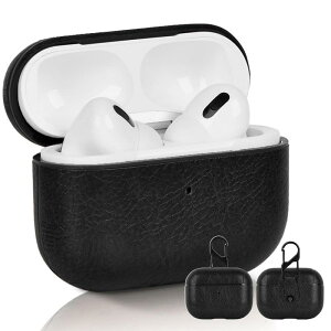 YAODLE AirPods Pro �P�[�X ��2���� (2023/2022) �G�A�[�|�b�Y�v�� �P�[�X �{�v �C�^���A�����U�[ �G�A�[�|�b�Y�v���p �J�o�[ ���� PU�v �����[�d�\ LED���C�g�� ���C�����X�[�d�Ή� �����^�тɕ�