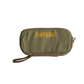 VETLER(ベトラー) メイクポーチ ペンケース スモールポーチ 小物入れ トラベルポーチ 軽量 丈夫 スタッフバッグ 仕切りあり ナチュラル素材 旅行 便利グッズ S