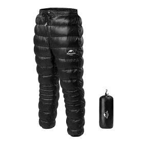 [Naturehike] ダウンパンツ グースダウン/ダックダウン 防寒 超軽量 冬用 メンズ 5～-15℃ 750FP アウトドア用 登山 コンパクト保温 肌触り良い 収納袋 付き