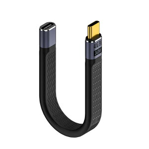 Aquafix USB4.0 Type C �����P�[�u�� USB-C�i�I�X�j to USB-C�i���X�j �P�[�u�� ��13.5cm 40Gbps�����f�[�^�]�� PD�Ή�240W/5A�}���[�d 8K@60Hz�f���o�� Mac Book Pro/Nexus 6