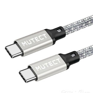 MUTECT USB Type C�P�[�u�� PD�Ή� 100W/5A ���}���[�d C to C �i�C�����҂� �f���h�~ iPhone 15/16/iPad/MacBook Pro/Galaxy S24/Matebook/iPad/Xperia��USB-C