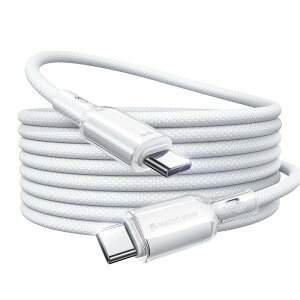 MAGIC JOHN USB C to USB C �P�[�u�� (1.2M)�A60W �����[�d�Ή� Type-C �[�d�P�[�u���A480Mbps �]�����x�A�i�C�����҂ݍ��� iPhone 2025/16�A�m�[�g�p�\�R���AiPad�ASwitch 2 �ȂǂɑΉ�