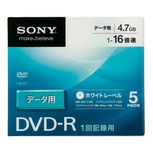 �\�j�[ �f�[�^�pDVD-R 16�{�� 5mm�P�[�X 5���p�b�N 5DMR47KLPS