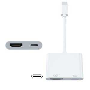 USB-C HDMI�ϊ��A�_�v�^ iPhone�S�V���[�Y/MacBook/iPad/Pixel/Galaxy/Switch�Ή�