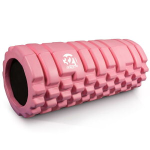 321 Strong Foam Roller - Medium Density Deep Tissue Massager for Muscle Massage and Myofascial Trigger Point Release, with 4K e