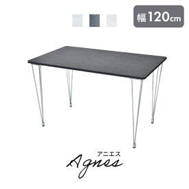 ダイニングテーブル 幅120cm セラミック セラミック調 おしゃれ 白 黒 ダイニング ソファー テーブル リビングテーブル パソコンデスク デスク 学習机 食卓テーブル 北欧 一人暮らし アニエス120 ドリス