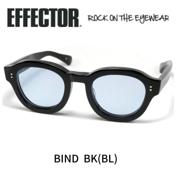 楽天市場】EFFECTOR エフェクター 眼鏡 サングラス BIND バインド BK 