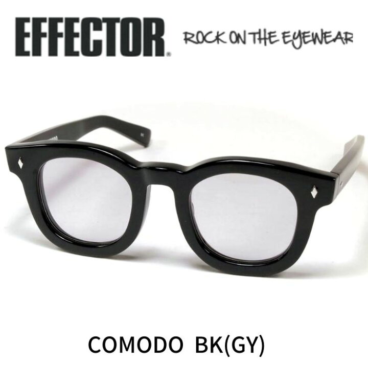 楽天市場】EFFECTOR エフェクター 眼鏡 サングラス COMODO コモド BK  