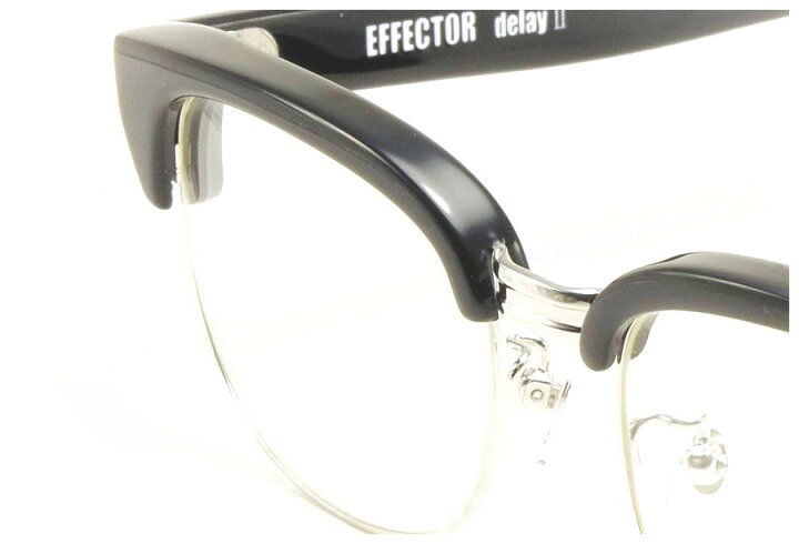 楽天市場】EFFECTOR エフェクター 眼鏡 メガネ delay2 ディレイ2 BK 