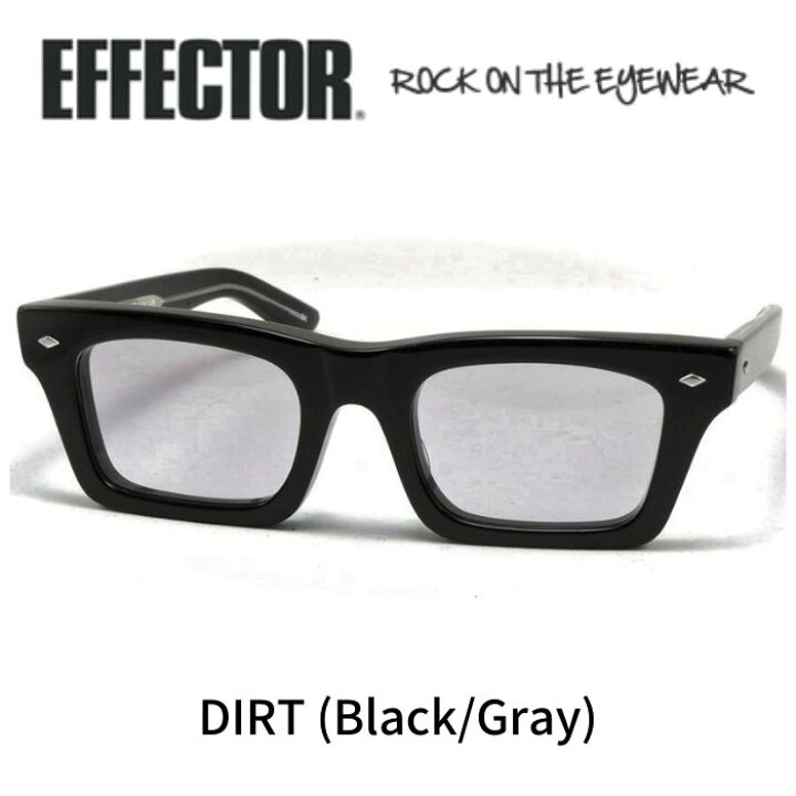 楽天市場】EFFECTOR エフェクター 眼鏡 サングラス DIRT ダート BK  