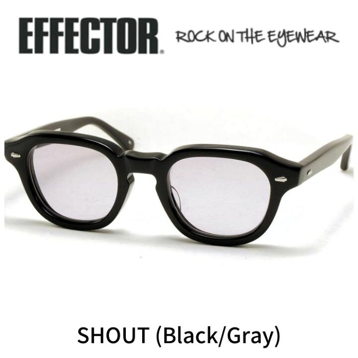 楽天市場】EFFECTOR エフェクター メガネ 眼鏡 サングラス SHOUT 