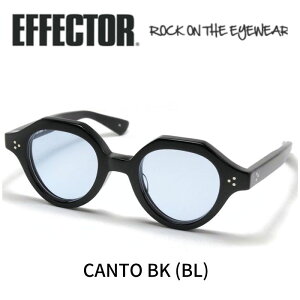 EFFECTOR エフェクター 眼鏡 サングラス CANTO カント BK ブラック ブルーレンズ