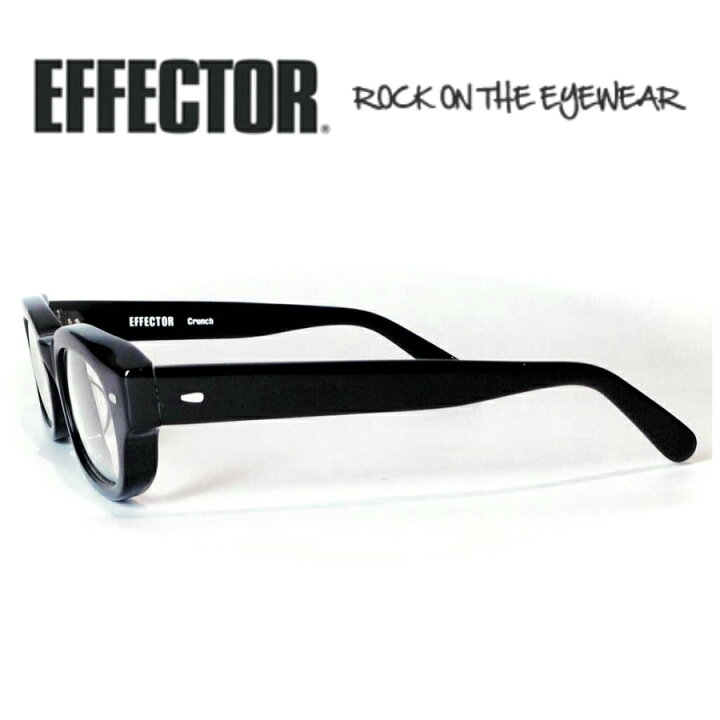 楽天市場】EFFECTOR エフェクター 眼鏡 メガネ CRUNCH クランチ BK 