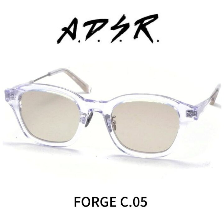 楽天市場】A.D.S.R. adsr サングラス FORGE フォージ 05 クリア ADSR 