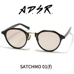 A.D.S.R. adsr �T���O���X SATCHMO �T�b�`�� 01 f (Shiny Black Gold/ Brown Lens) ADSR �G�[�f�B�[�G�X�A�[��