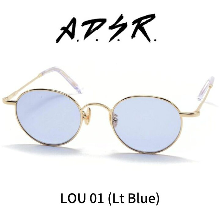 楽天市場】A.D.S.R. adsr サングラス LOU ルー 01 GOLD ゴールド 