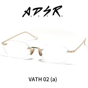 A.D.S.R. adsr メガネ 眼鏡 VATH ヴァス 02 ゴールド ADSR エーディーエスアール
