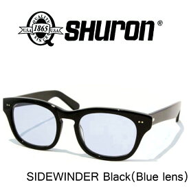 SHURON (シュロン) SIDEWINDER 〔サイドワインダー〕 眼鏡 メガネ　サングラス（Black/Blue Lens）