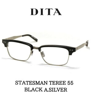 DITA �f�B�[�^ ���K�l �ዾ STATESMAN THREE �X�e�C�c�}��3 55 DRX-2064-A-55 Black-Slv