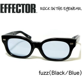 EFFECTOR エフェクター 眼鏡 サングラス fuzz ファズ BK 　ブラック　ブルーレンズ